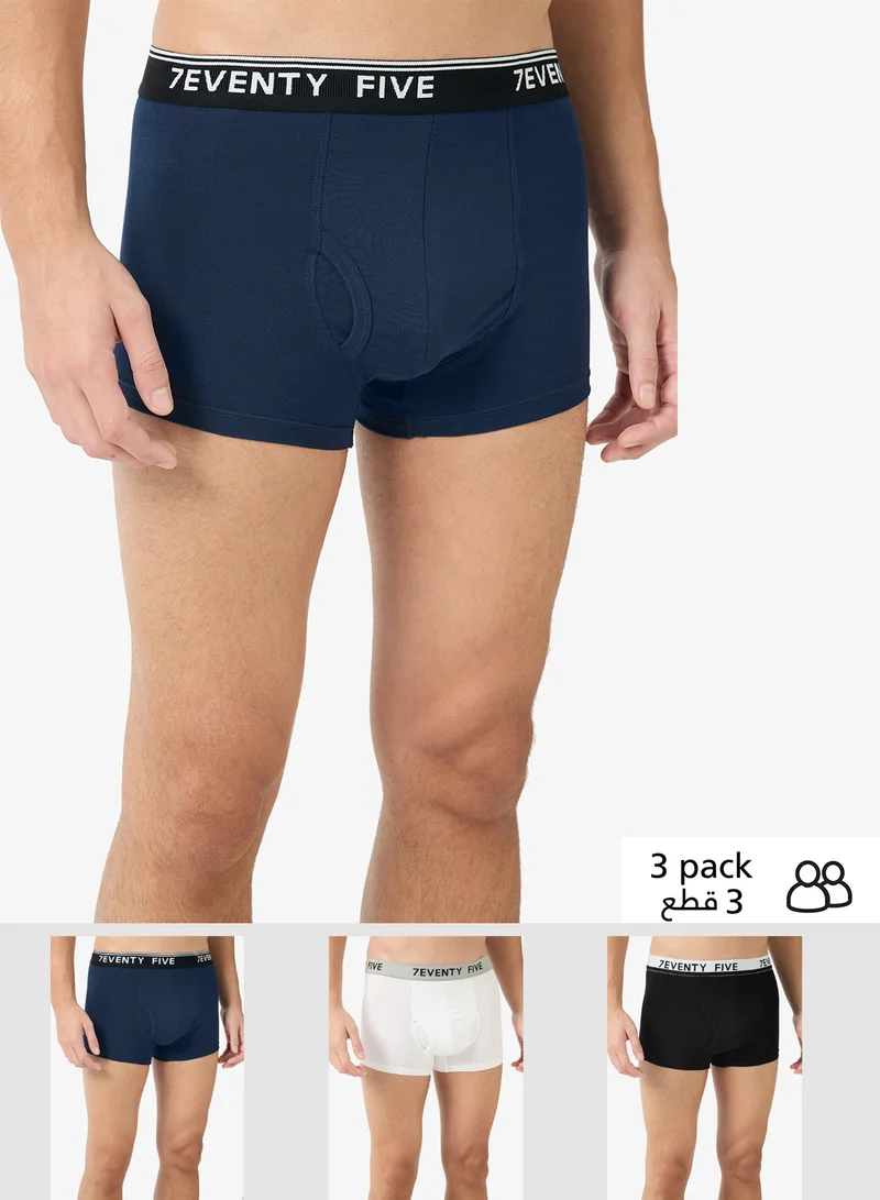 Seventy Five Basics  Pack of 3 Boxer Briefs for Men | Best Price UAE